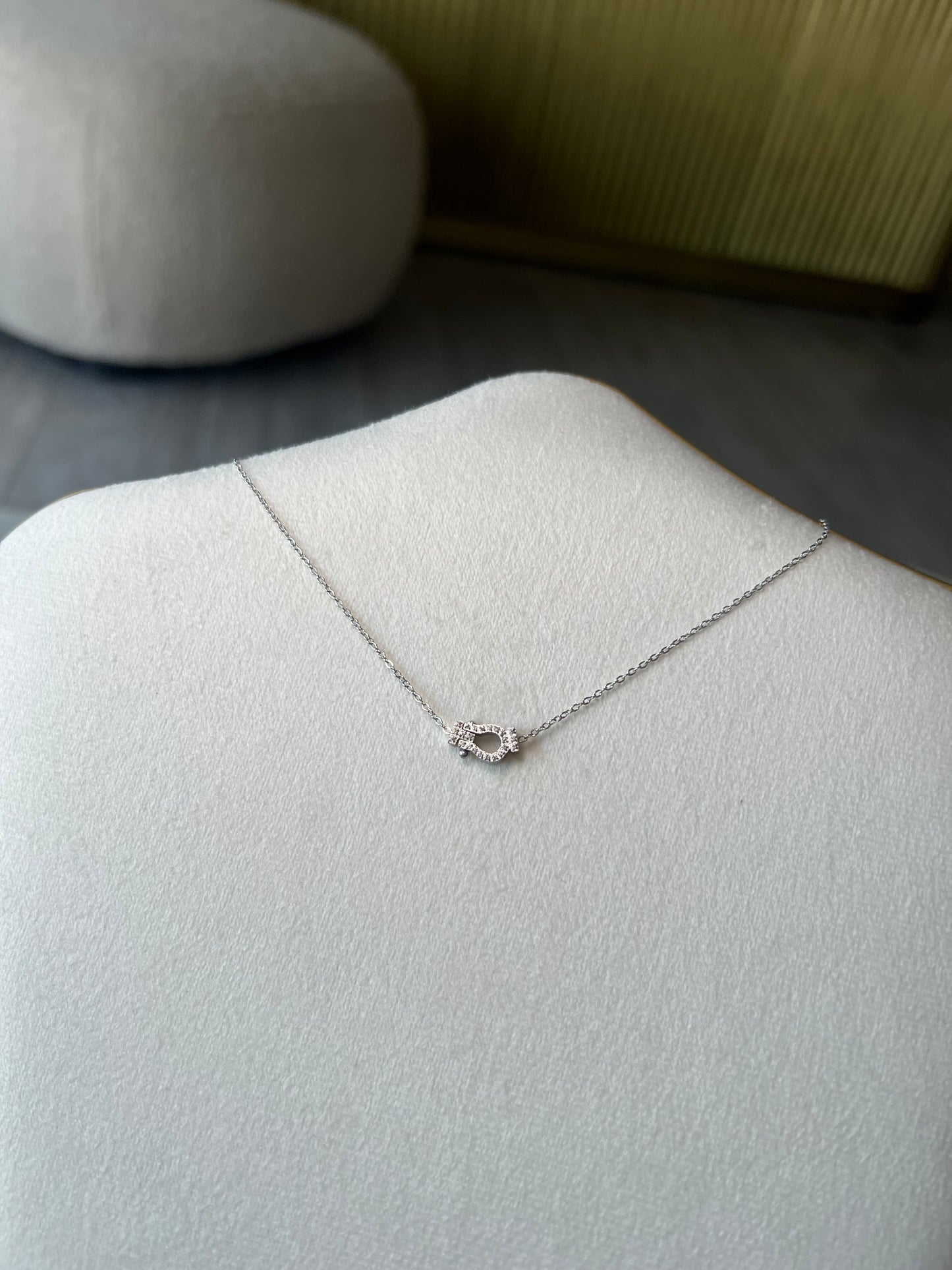 Collier Fredy S argent