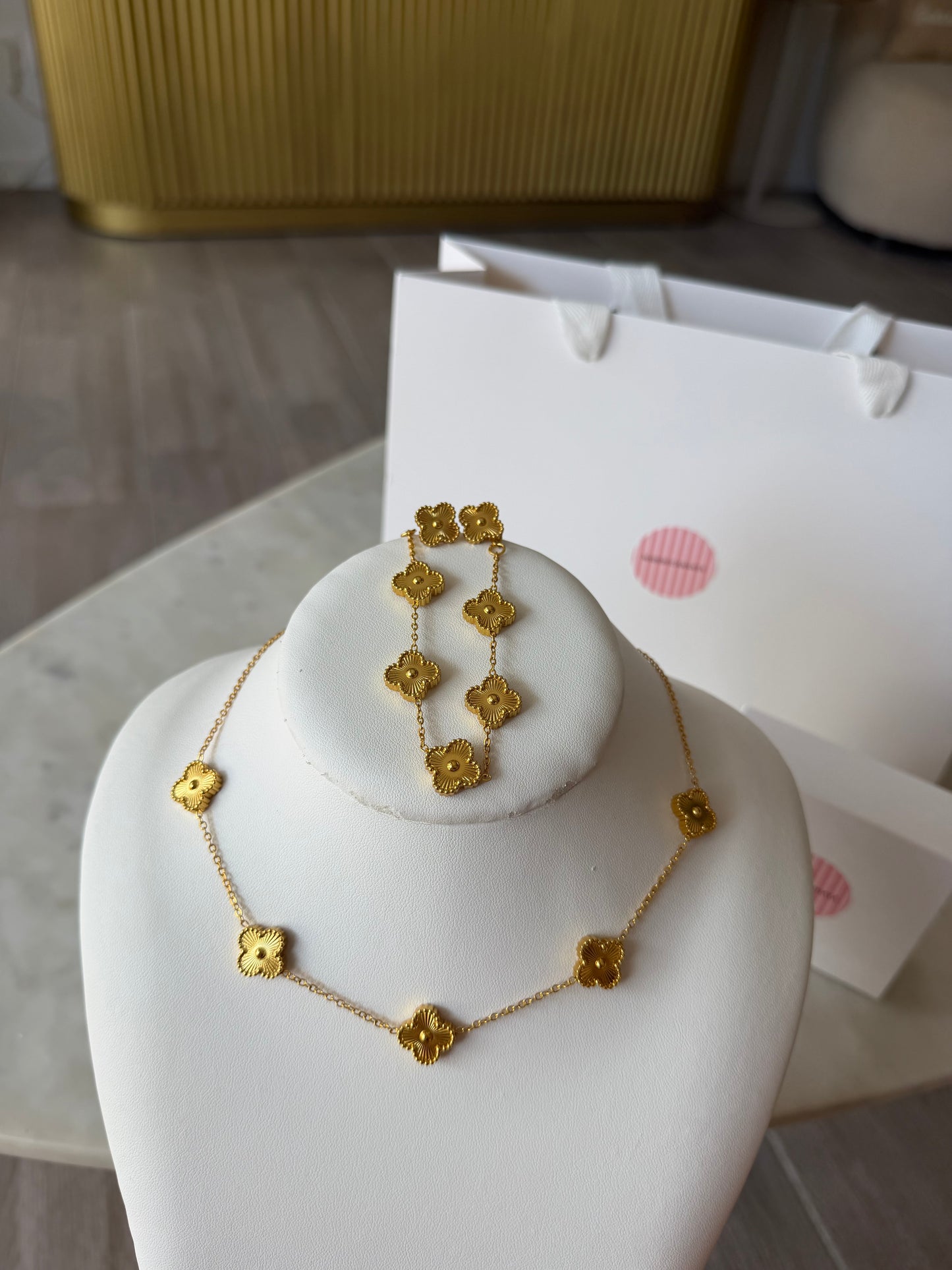 Parure Trèfle Gold