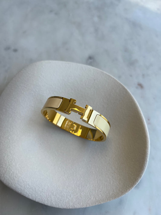 Bracelet Herma Jaune Pâle