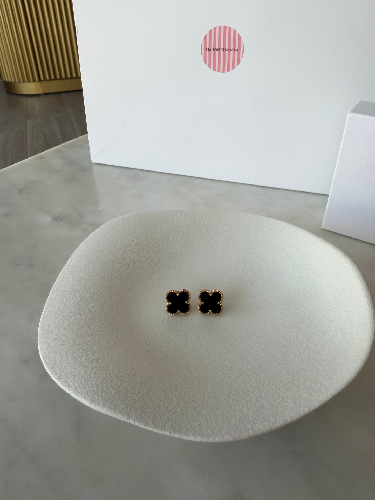 Boucle Trèfle Black