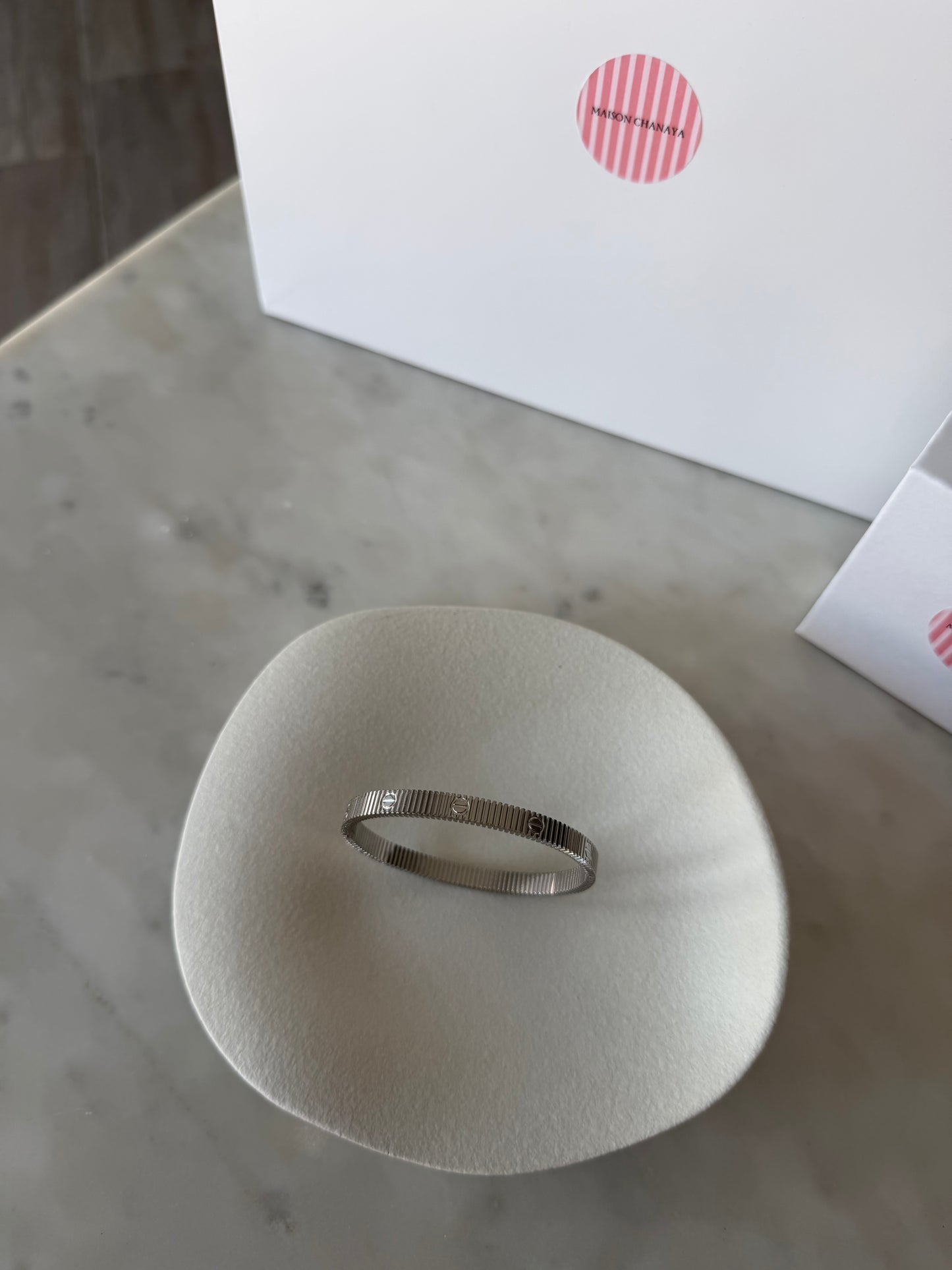 Jonc Marrakech Argent