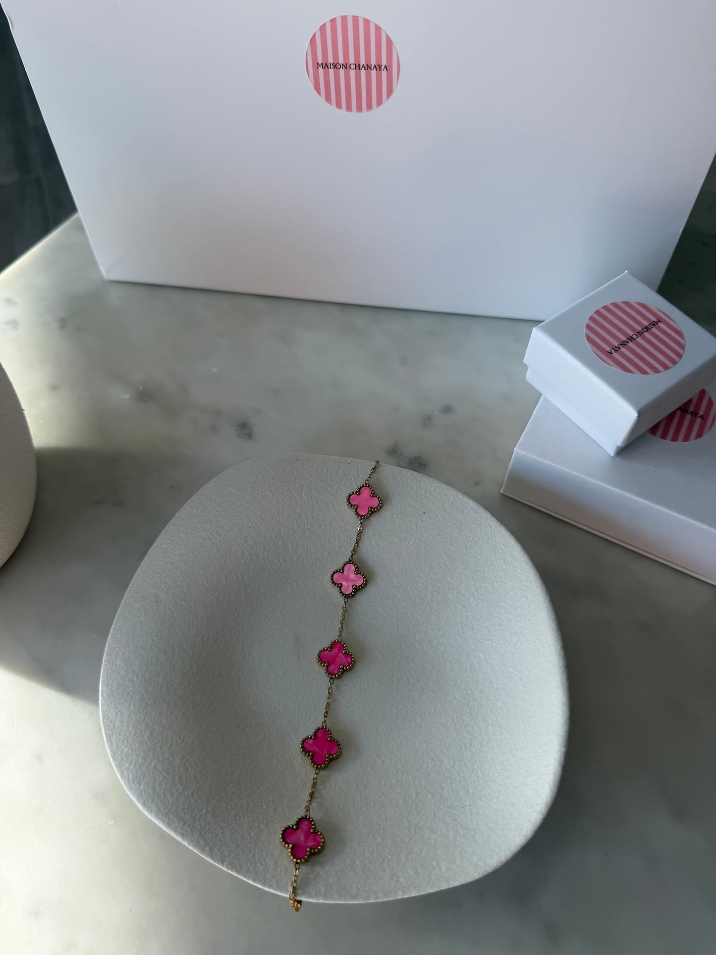 Bracelet Trèfle Pink