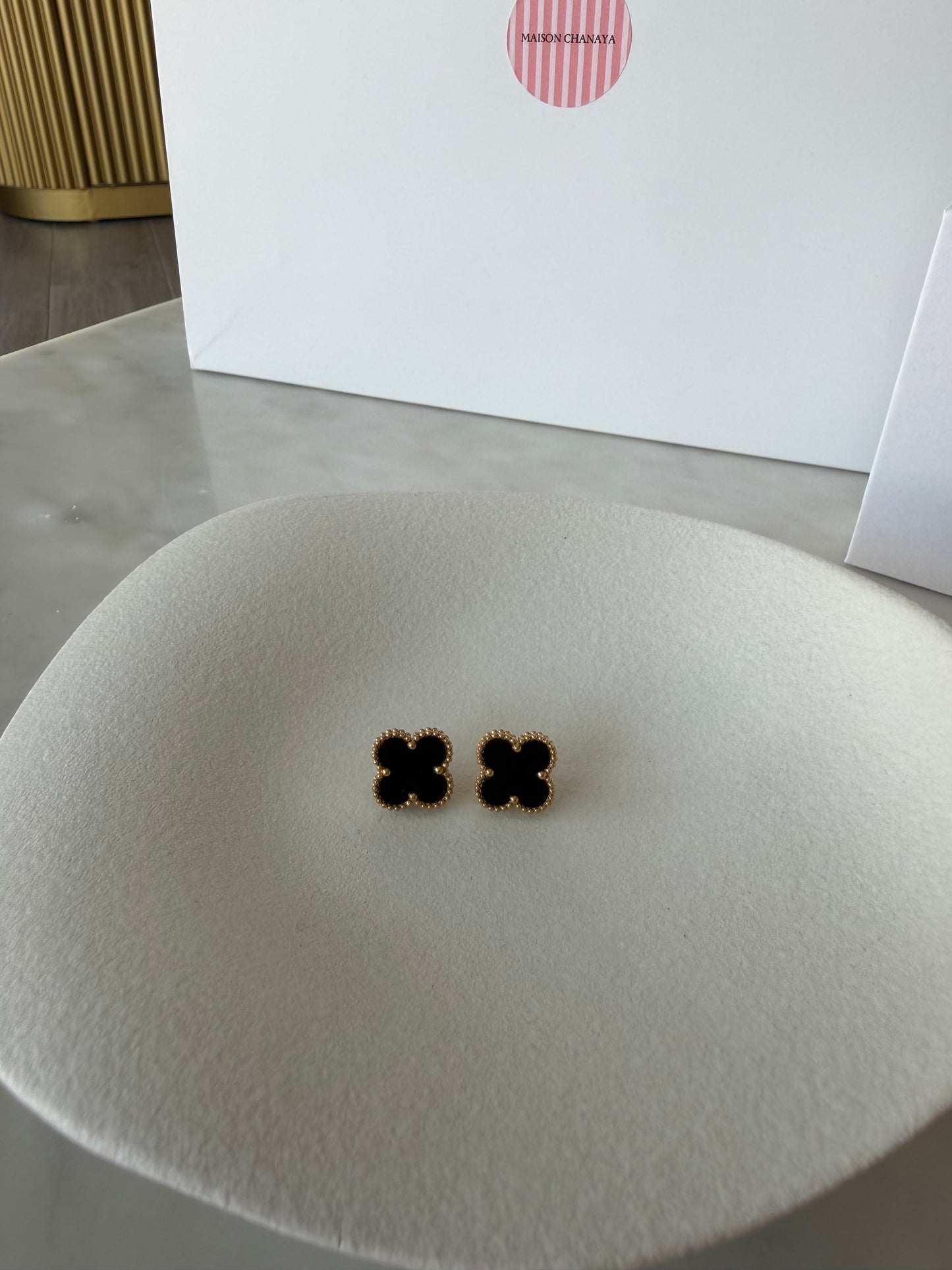 Boucle Trèfle Black