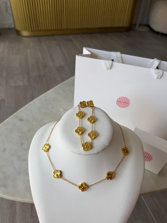 Parure Trèfle Gold